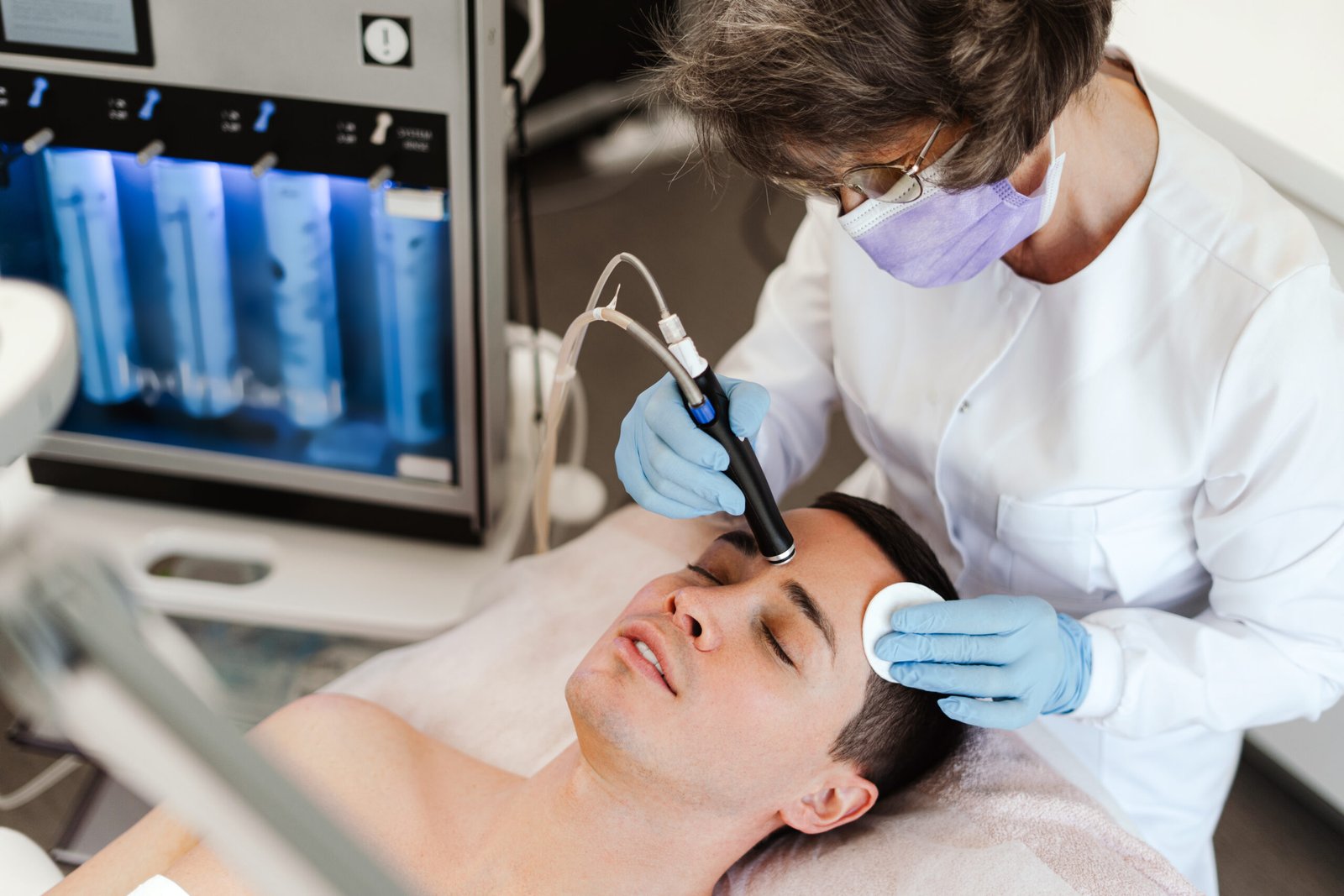 Sesión de tratamiento Indiba corporal y facial en centro estético de Pozuelo